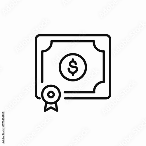 salary award icon sign vector