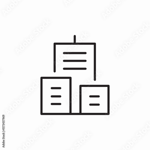 city urban icon sign vector
