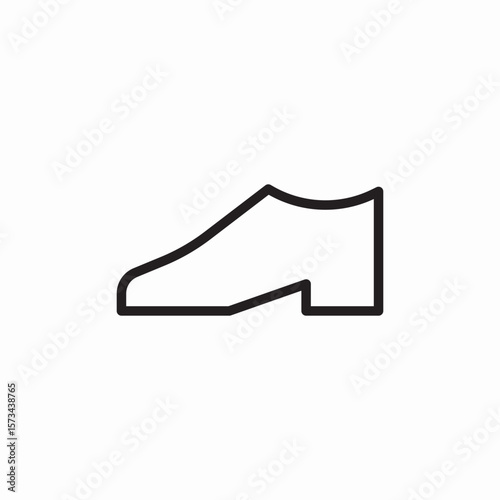 man shoe icon sign vector