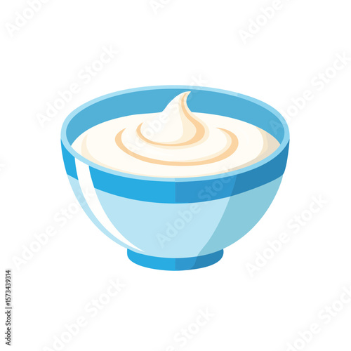 Yogurt Icon Isolated on a Transparent Background 