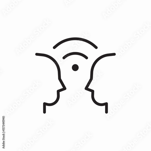 connection between icon sign vector