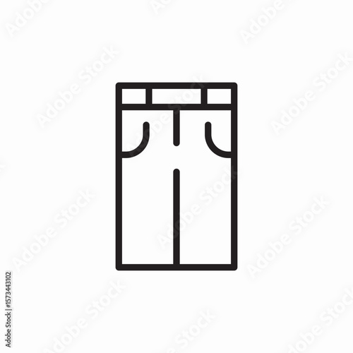 trousers pants icon sign vector