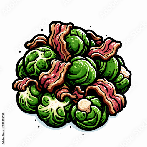 Brussels sprouts with bacon
