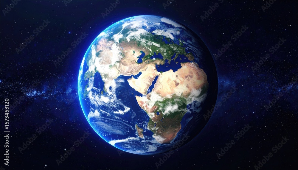 Earth from space, detailed view (1) Earth from space, detailed view (1)
