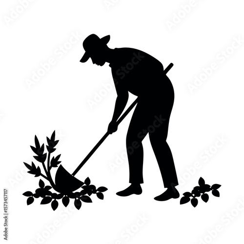 Gardening Silhouette Pack Trimming Vector One