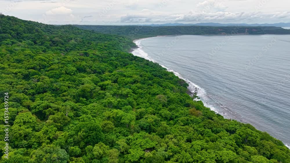 Stunning aerial footage of Playa Cabuyal, Costa Rica — a hidden gem with pristine sand, turquoise waters, and untouched nature, perfect for eco-tourism and beach lovers.