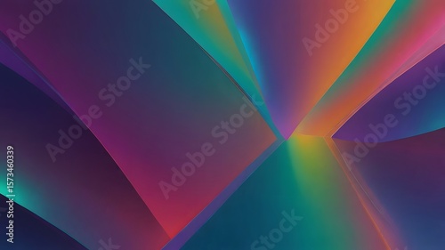 Abstract background showcases vibrant color gradients and flowing shapes, creating a dynamic and modern design perfect for creative projects with a futuristic or artistic feel.