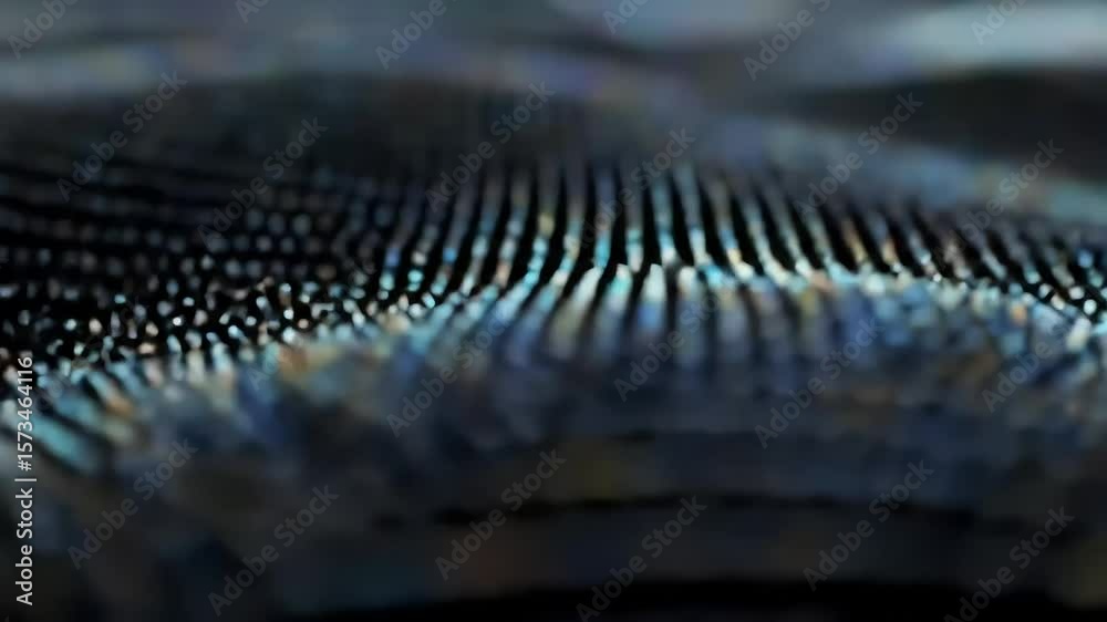Abstract Dark Blue Bokeh Texture