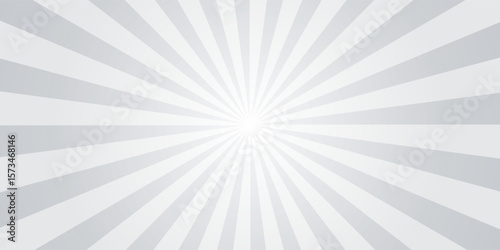 Ray sun light. Sunburst background. Radial circle line. Pattern starburst. Comic beam lines. Sun effect rays. Abstract firework. Concentration stripe. Cartoons lightning style. Vector illustration
