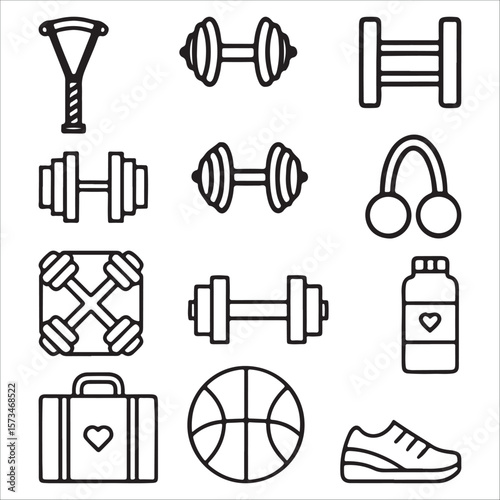 Fitness equipment and sports gear exercise dumbbells