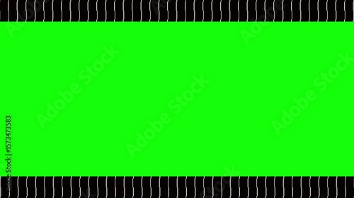 Green screen frame beautiful 
