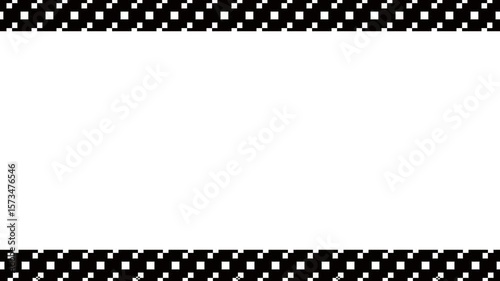 black and white frame