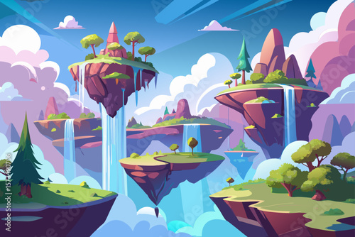 Floating Islands A Fantasy Landscape of Whimsical Beauty