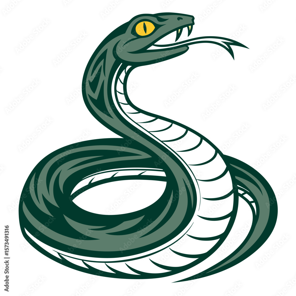 Naklejka premium Snakes