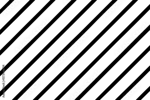 Seamless diagonal line pattern. Abstract geometric black and white stripes background. Minimalist monochrome texture for modern design. Repetitive vector illustration graphic.