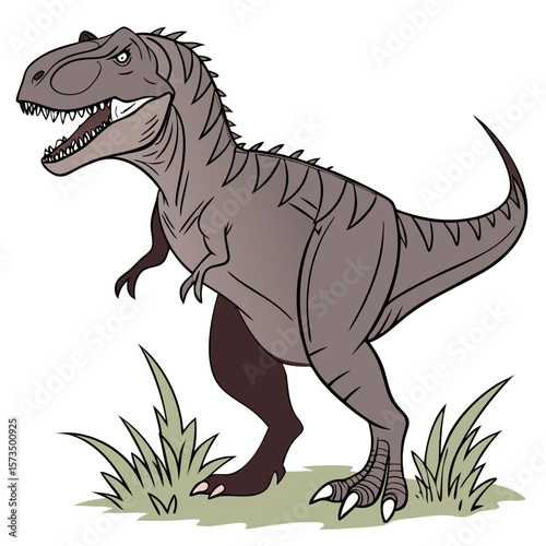 tyrannosaurus rex dinosaur vector