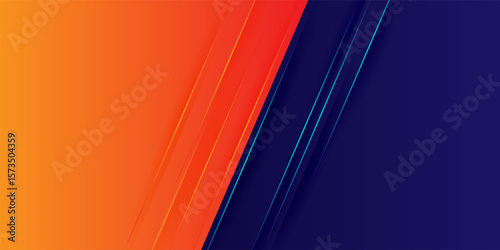 Modern orange and black versus abstract background with light effects. Can be used for flyer, E sports, and anymore. Eps10 Vector