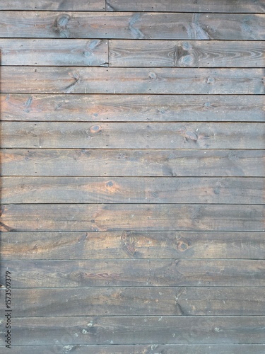 a wall built of old wood