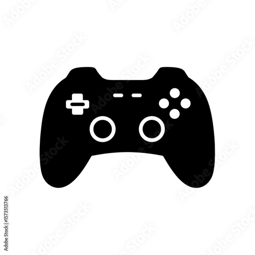 Depiction of a standard gamepad controller featuring directional buttons and action buttons design style
