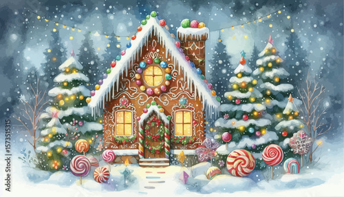 christmas ginger bread house