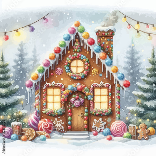 christmas gingerbread house