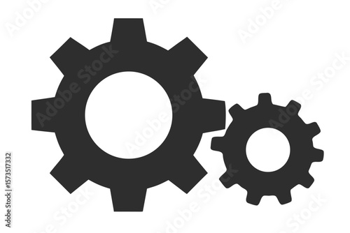 A vibrant 3D rendering of interlocked gear wheels illustrates the intricate machinery and engineering concepts essential to industry and technology