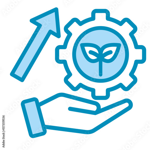 Rural Development  Icon Element For Design
