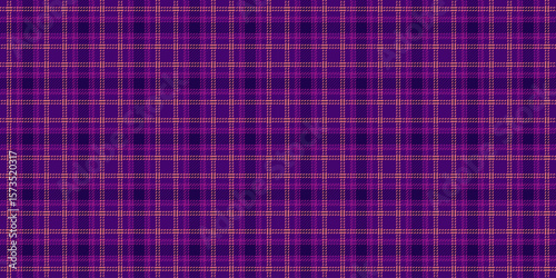 Mother vector fabric tartan, curve plaid background seamless. Tablecloth check texture textile pattern in violet and dark colors.