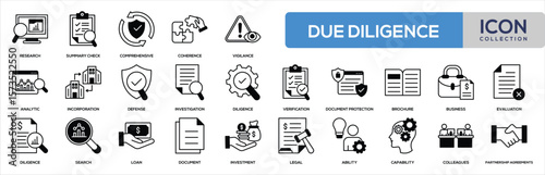 Due Diligence Mixed Icon Collection
