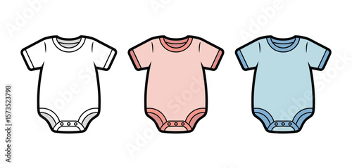 Baby Bodysuits Coloring Pages