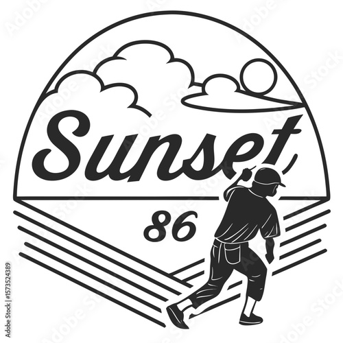 vector illustration of a football player with ball