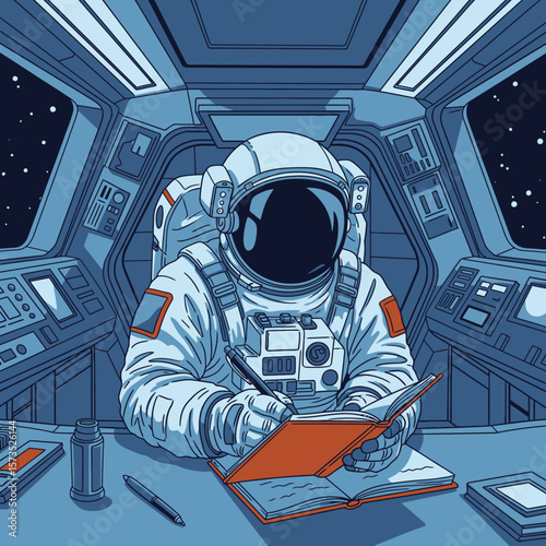 Astronaut Logs Space Journaling Adventure