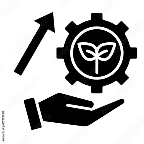 Rural Development  Icon Element For Design
