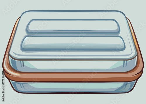 Glass Food Storage Container with Lid for Kitchen Organization, Meal Prep, Recipe Preparation, and Food Safety Awareness  