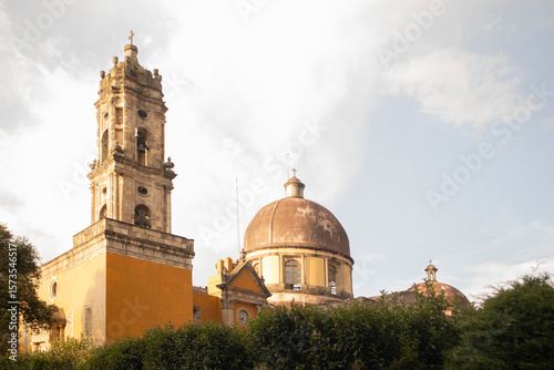 Church of the Immaculate Conception in the magical town of Mineral del Chico, Hidalgo, Mexico