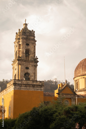 Church of the Immaculate Conception in the magical town of Mineral del Chico, Hidalgo, Mexico