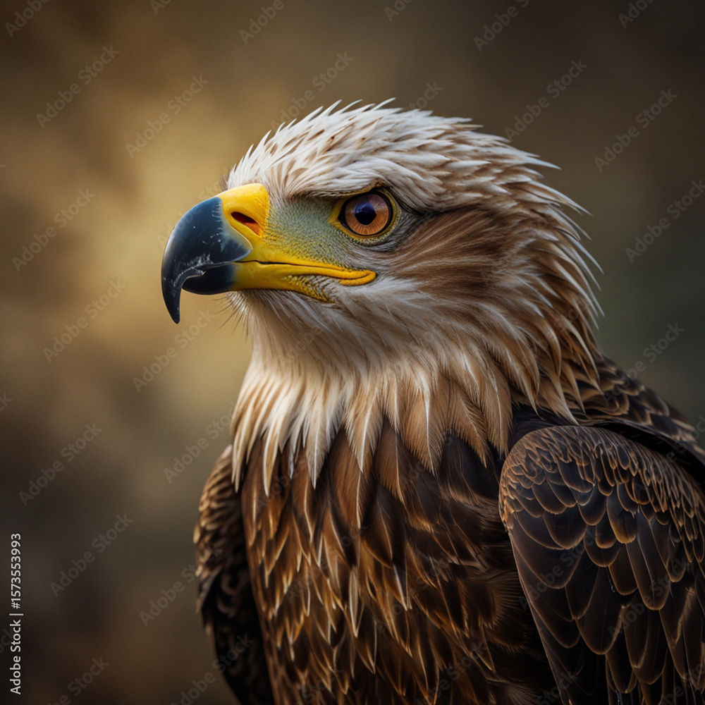 Naklejka premium american bald eagle