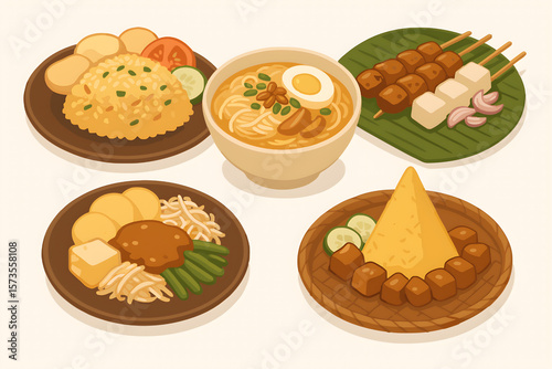 food icons set