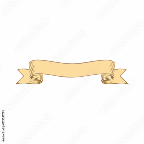 Wooden and golden ribbon bracelets on white background isolated for design use