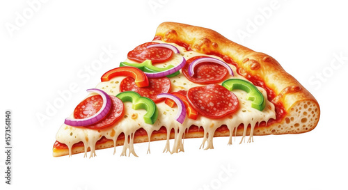Lezat Pepperoni Sayuran Keju Leleh PNG