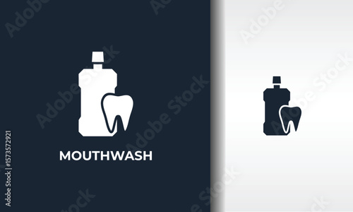 Mouthwash Vector, Icon Or Logo Sign Isolated Symbol Illustration