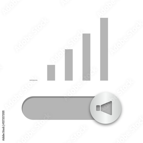 音量調整のUIベクター素材_10