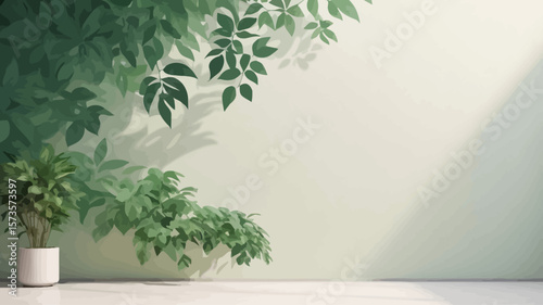 green plant in the interior
