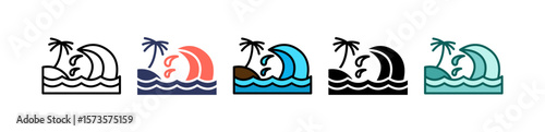Tsunami multiple icon
