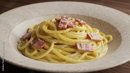 Authentic Italian Carbonara Pasta – Creamy Spaghetti with Bacon and Parmesan