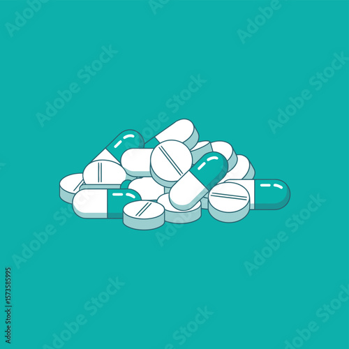 Pile of Medications and Tablets