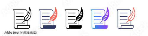 Writing multiple icon