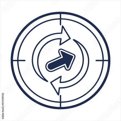 arrow icon vector illustration