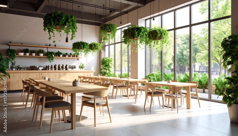Fototapeta premium restaurant in the city