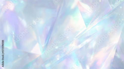 ホワイトのプリズムライトの背景